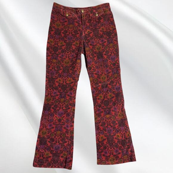 Free People Corduroy Red Pants - Picture 1 of 4